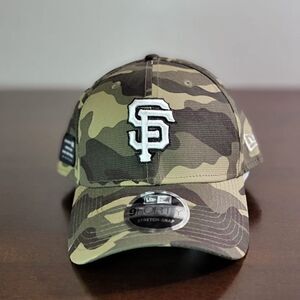 New Era MLB San Francisco Giants Armed Forces Day Camo Hat Cap Snapback 9Forty